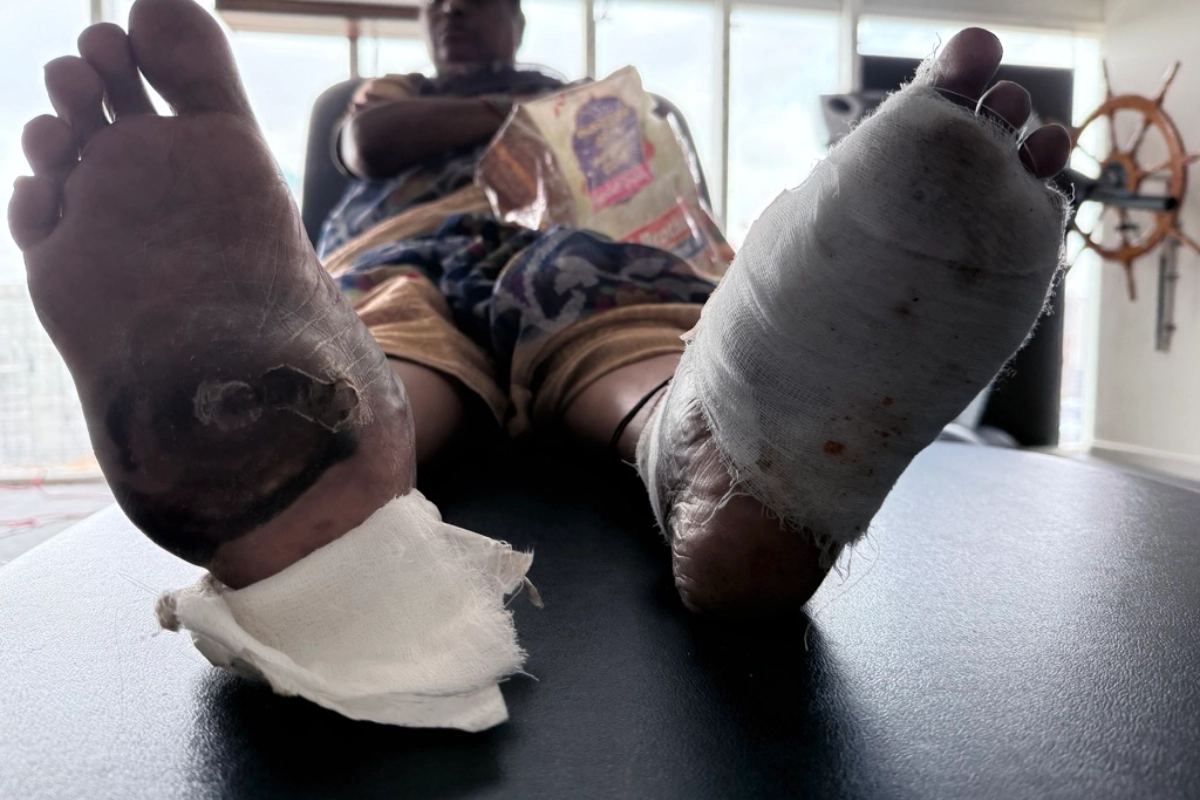 Diabetic foot pressure mapping assessment